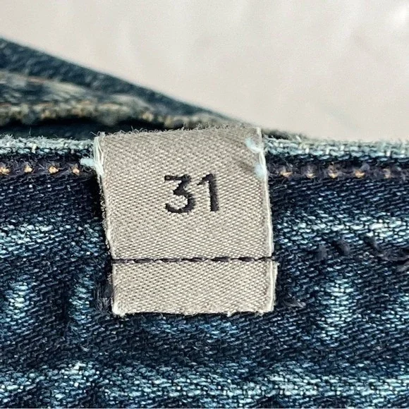 Citizens of Humanity LIYA High Rise Classic Fit Jeans 31 Button Fly Distressed - Picture 8 of 12